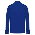 Royal Blue-White - Back - Finden & Hales Mens Contrast Panel Knitted Tracksuit Top