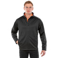 Black - Back - Result Core Mens Plain Soft Shell Jacket