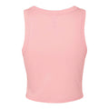 Solid Pink - Back - Bella + Canvas Womens-Ladies Tank Top