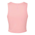 Solid Pink - Back - Bella + Canvas Womens-Ladies Tank Top