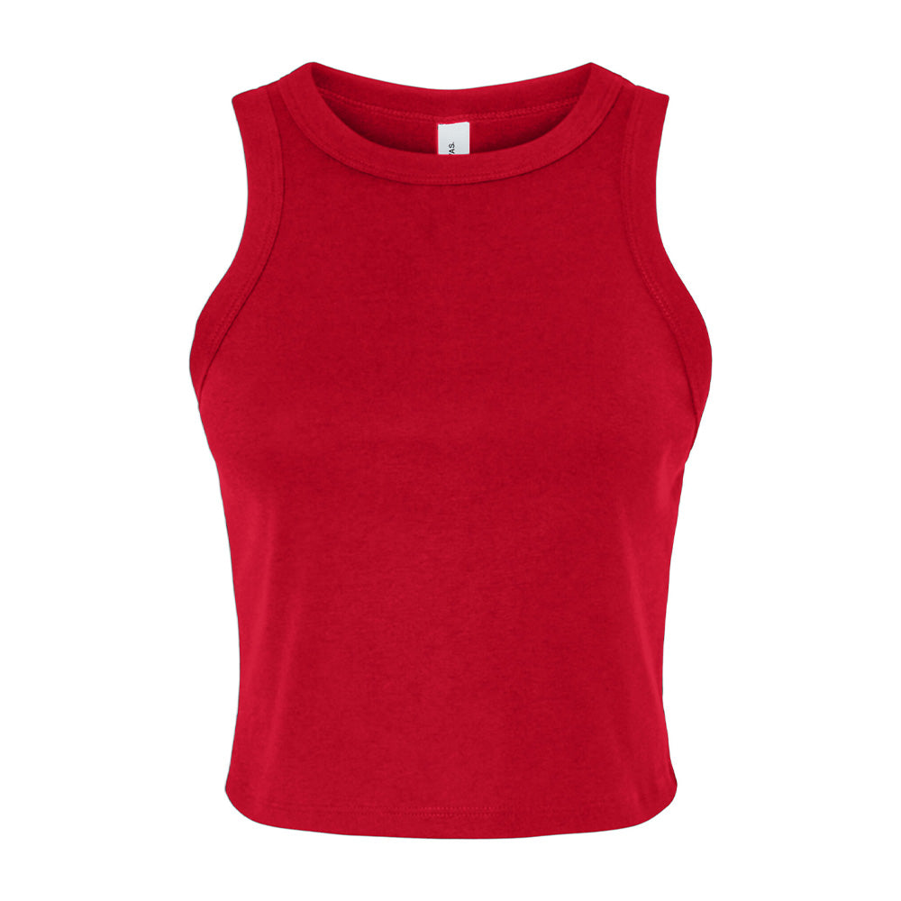 Solid Red - Front - Bella + Canvas Womens-Ladies Tank Top