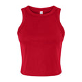 Solid Red - Front - Bella + Canvas Womens-Ladies Tank Top