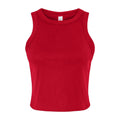 Solid Red - Front - Bella + Canvas Womens-Ladies Tank Top