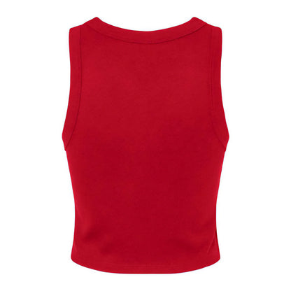Solid Red - Back - Bella + Canvas Womens-Ladies Tank Top