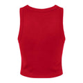 Solid Red - Back - Bella + Canvas Womens-Ladies Tank Top