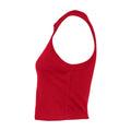 Solid Red - Side - Bella + Canvas Womens-Ladies Tank Top