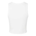 Solid White - Back - Bella + Canvas Womens-Ladies Tank Top