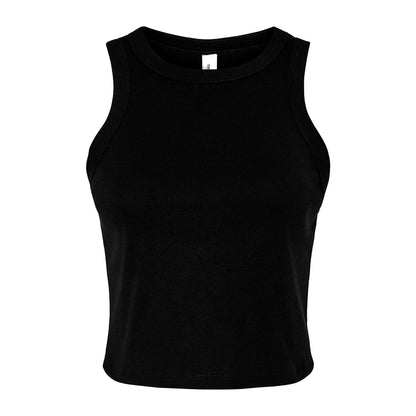 Solid Black Blend - Front - Bella + Canvas Womens-Ladies Tank Top