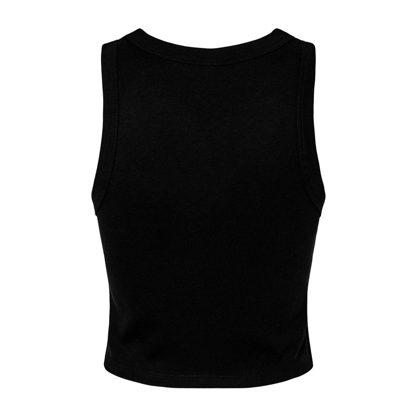 Solid Black Blend - Back - Bella + Canvas Womens-Ladies Tank Top