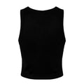 Solid Black - Back - Bella + Canvas Womens-Ladies Tank Top