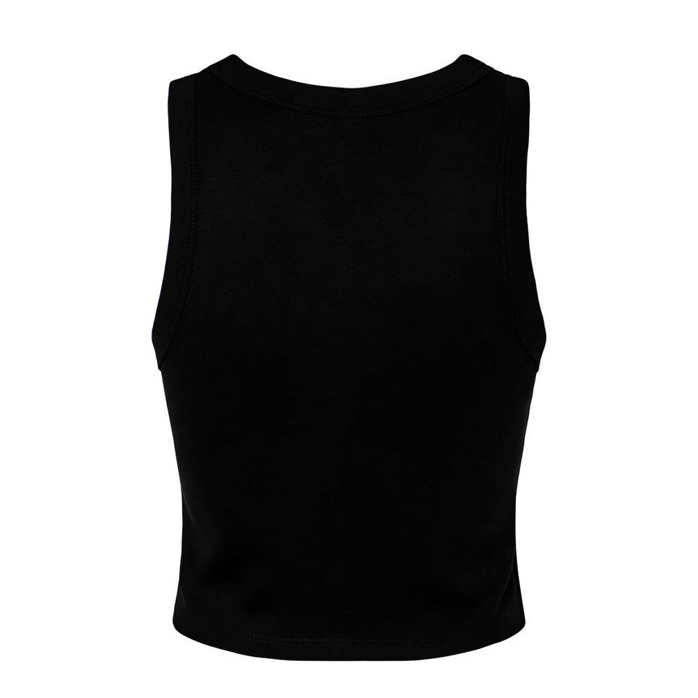 Solid Black - Back - Bella + Canvas Womens-Ladies Tank Top