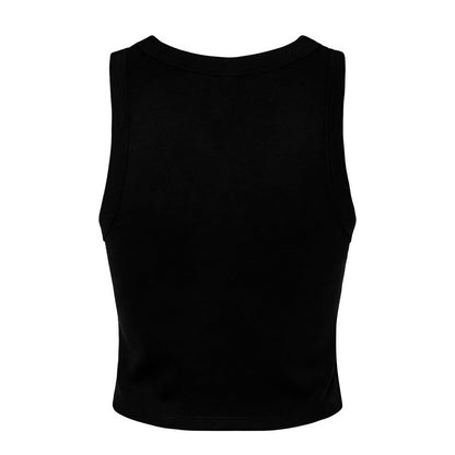 Solid Black - Back - Bella + Canvas Womens-Ladies Tank Top
