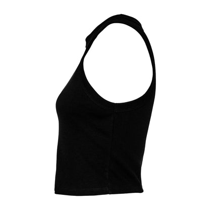 Solid Black Blend - Side - Bella + Canvas Womens-Ladies Tank Top