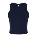 Solid Navy - Front - Bella + Canvas Womens-Ladies Tank Top