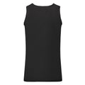Black - Back - Fruit of the Loom Unisex Adult Valueweight Athletic Tank Top