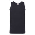 Deep Navy - Front - Fruit of the Loom Unisex Adult Valueweight Athletic Tank Top