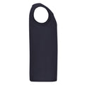 Deep Navy - Side - Fruit of the Loom Unisex Adult Valueweight Athletic Tank Top