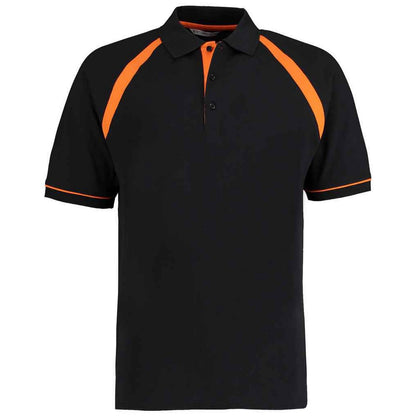 Black - Front - Kustom Kit Mens Oak Hill Polo Shirt