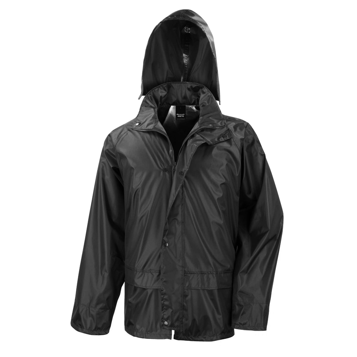 Black - Back - Result Core Unisex Adult Rain Suit