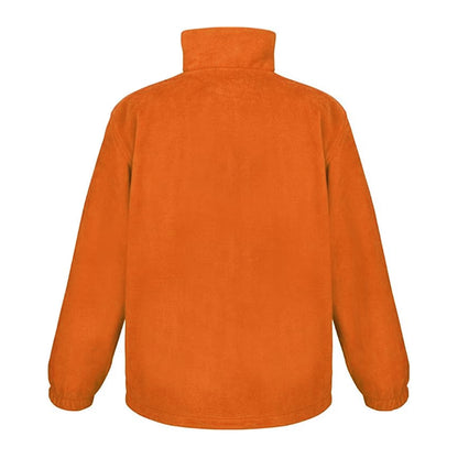 Orange - Back - Result Unisex Adult Polartherm Fleece Jacket
