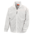 White - Front - Result Unisex Adult Polartherm Fleece Jacket