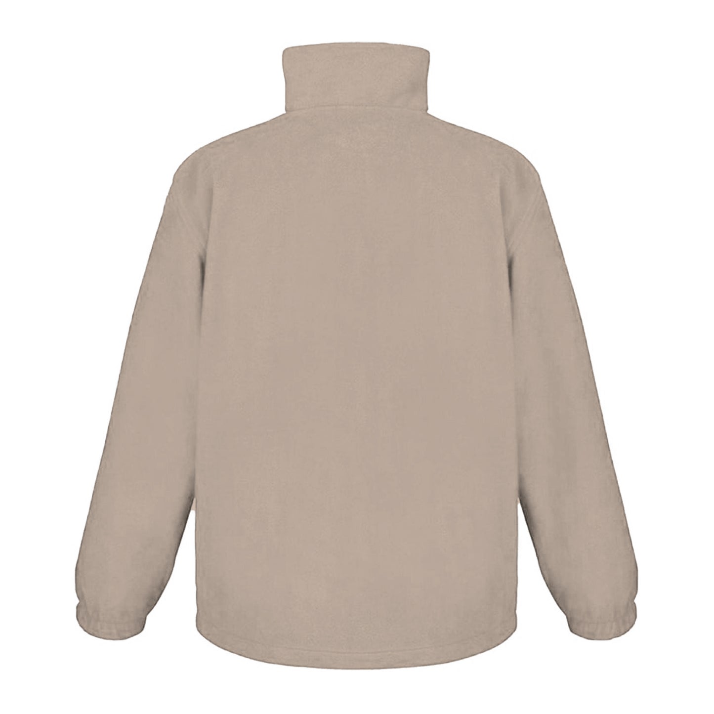 Natural - Back - Result Unisex Adult Polartherm Fleece Jacket