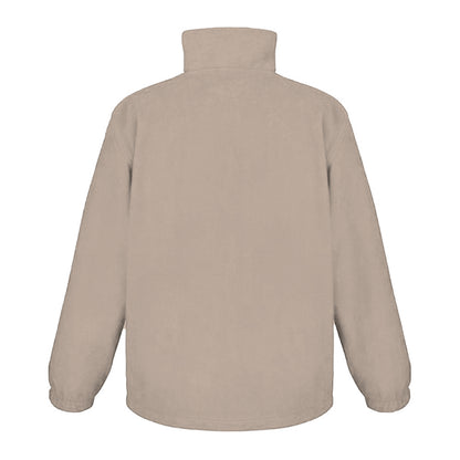 Natural - Back - Result Unisex Adult Polartherm Fleece Jacket