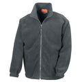 Oxford Grey - Front - Result Unisex Adult Polartherm Fleece Jacket