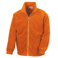 Orange - Front - Result Unisex Adult Polartherm Fleece Jacket