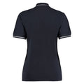 Navy-White - Back - Kustom Kit Womens-Ladies St Mellion Polo Shirt