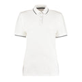 White-Navy - Front - Kustom Kit Womens-Ladies St Mellion Polo Shirt