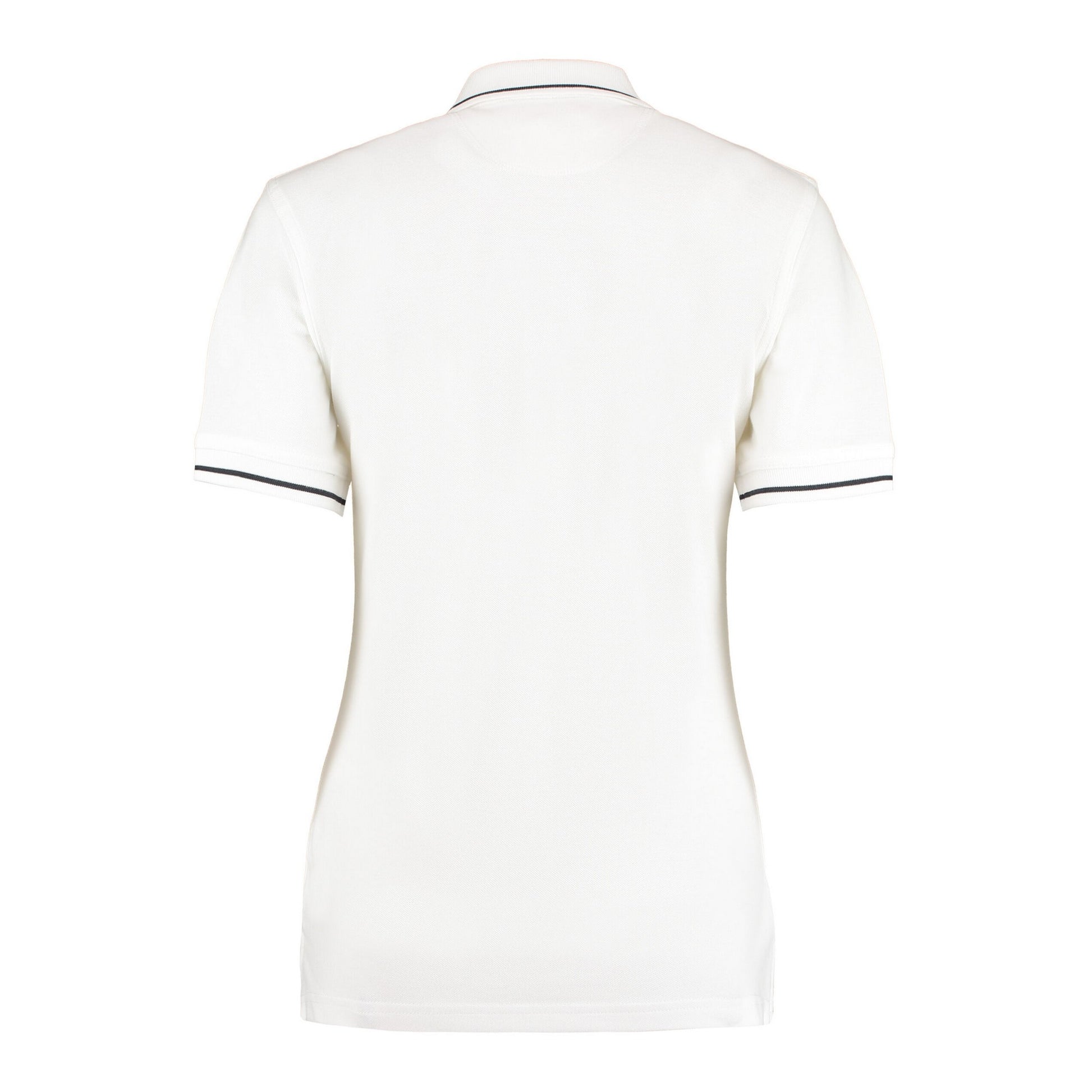 White-Navy - Back - Kustom Kit Womens-Ladies St Mellion Polo Shirt