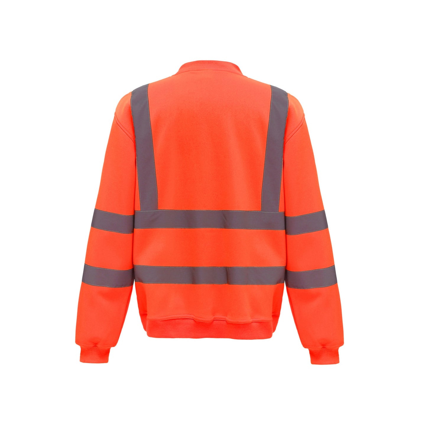 Orange - Back - Yoko Unisex Adult Hi-Vis Sweatshirt