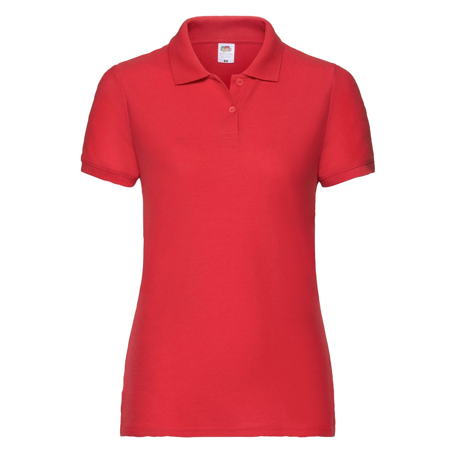 Red - Front - Fruit of the Loom Womens-Ladies Lady Fit 65-35 Polo Shirt
