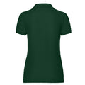Bottle Green - Back - Fruit of the Loom Womens-Ladies Lady Fit 65-35 Polo Shirt