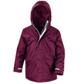 Burgundy - Front - Result Core Childrens-Kids Parka