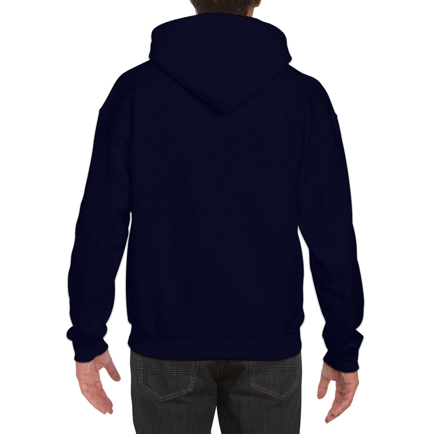 Navy - Pack Shot - Gildan Unisex Adult DryBlend Hoodie