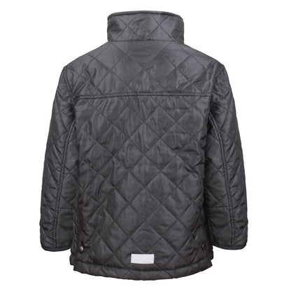 Black - Back - Result Urban Childrens-Kids Cheltenham Padded Jacket