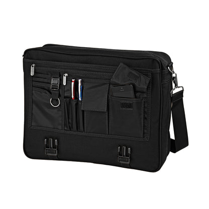 Black - Back - Quadra Portfolio Briefcase