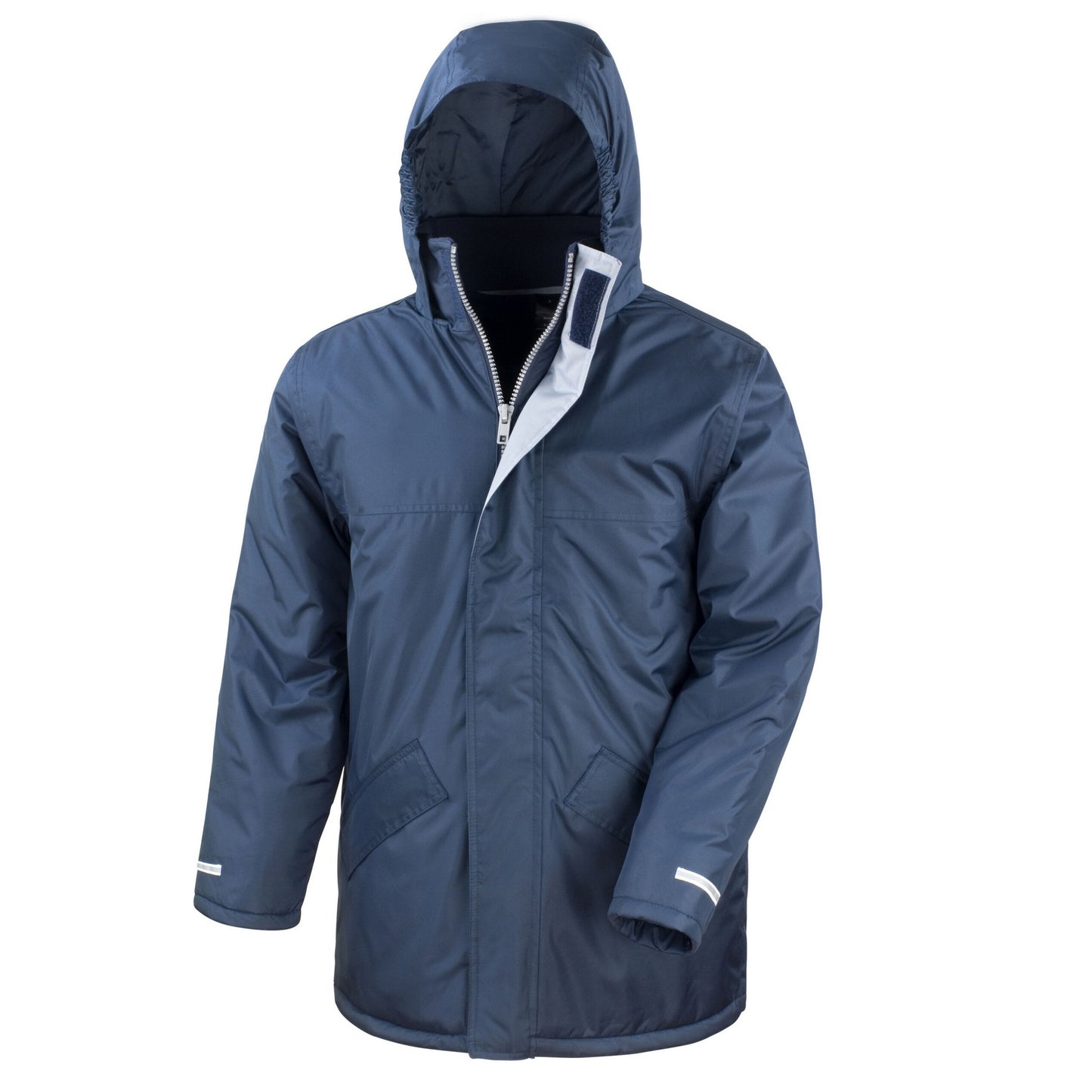 Navy - Front - Result Core Unisex Adult Winter Parka