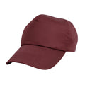 Burgundy - Front - Result Headwear Cotton Baseball Cap
