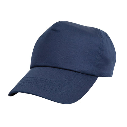 Navy - Front - Result Headwear Cotton Baseball Cap