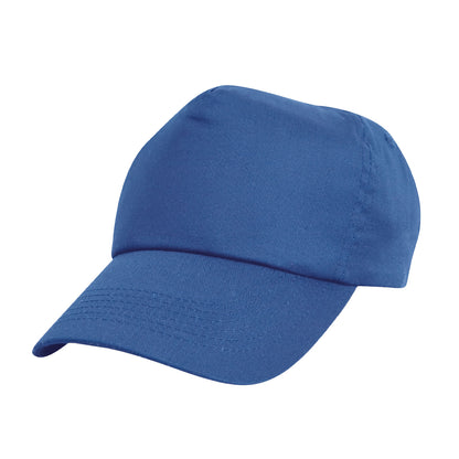Royal Blue - Front - Result Headwear Cotton Baseball Cap