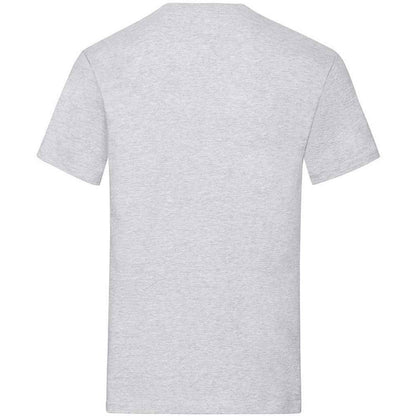 Grey - Back - Fruit of the Loom Unisex Adult Heather Heavy T-Shirt