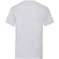 Grey - Back - Fruit of the Loom Unisex Adult Heather Heavy T-Shirt