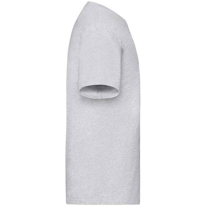 Grey - Side - Fruit of the Loom Unisex Adult Heather Heavy T-Shirt