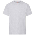 Grey - Front - Fruit of the Loom Unisex Adult Heather Heavy T-Shirt