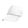 White - Front - Result Headwear Childrens-Kids Cotton Baseball Cap