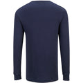 Navy - Back - Portwest Mens Thermal Underwear Long Sleeved T-Shirt (B123)