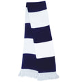 White-Navy - Front - Result Winter Essentials Team Scarf